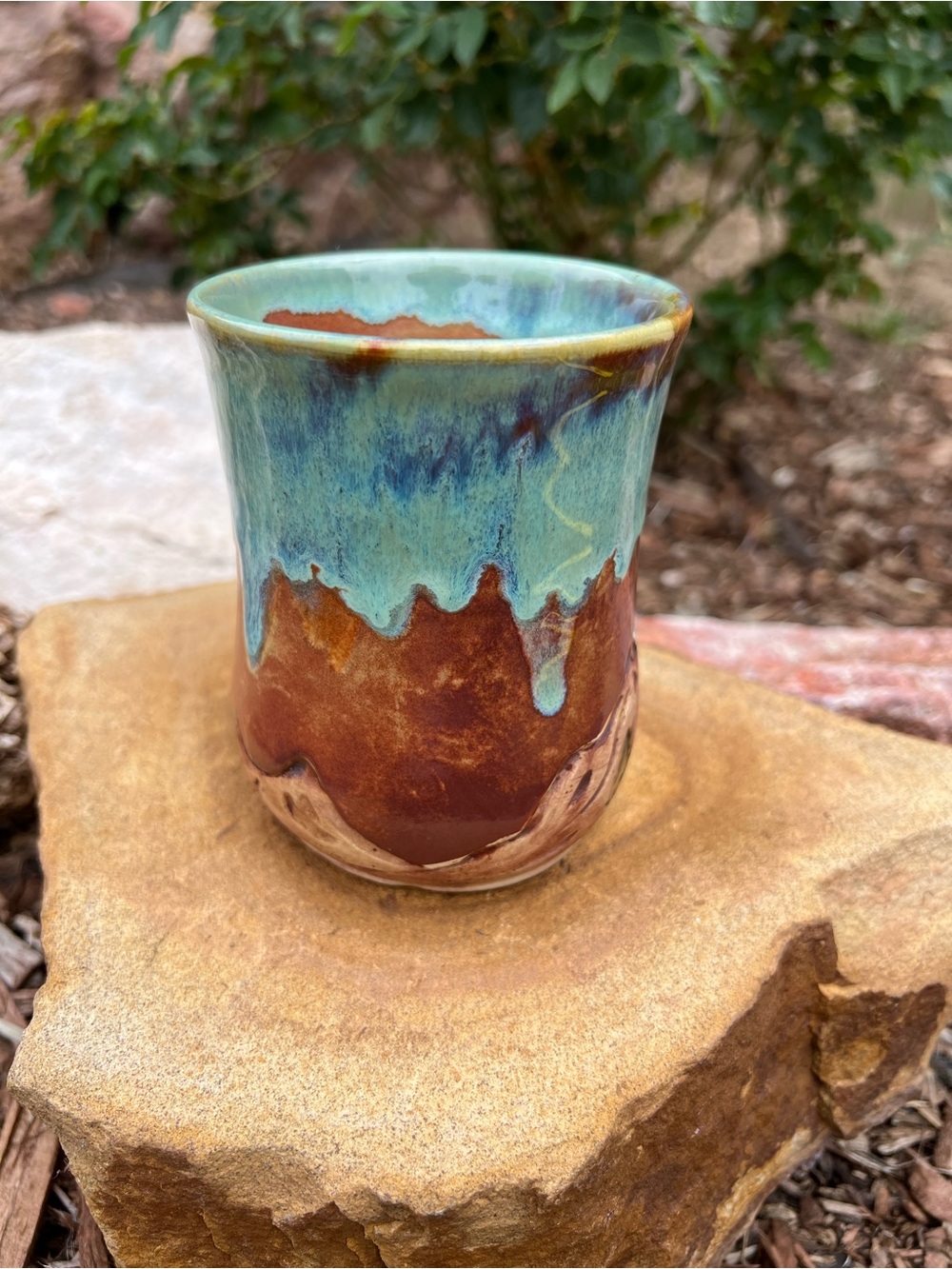 Handmade Religious Horn Creek Mug Matthew 6:25 (see pictures) - Picture 5 of 9